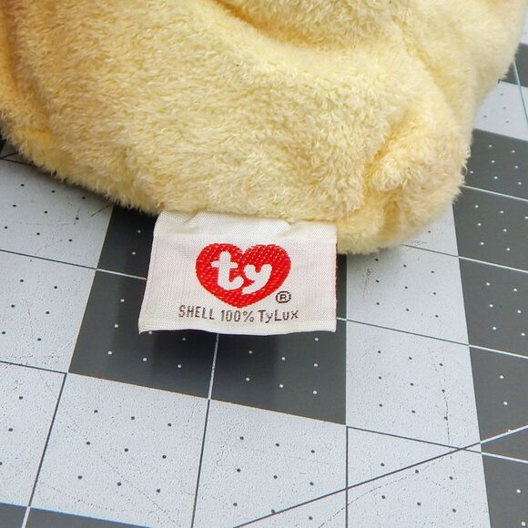 Ty Pluffies Waddler Yellow Duck Plush TyLux 2008 8 Inch Stuffed Animal with Tag - Picture 9 of 11